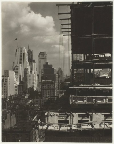 From My Window at An American Place, North by Alfred Stieglitz