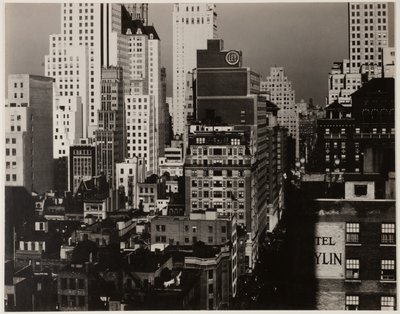 From My Window at An American Place, North by Alfred Stieglitz