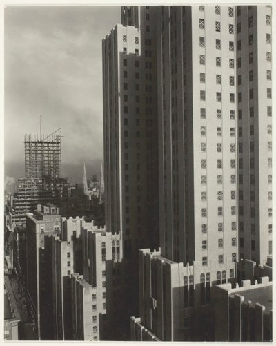 From My Window at the Shelton, West, 1931 by Alfred Stieglitz