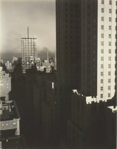 From My Window at the Shelton, West, 1931 by Alfred Stieglitz