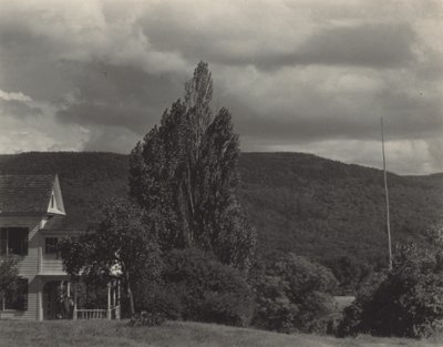 House and Trees, Lake George by Alfred Stieglitz