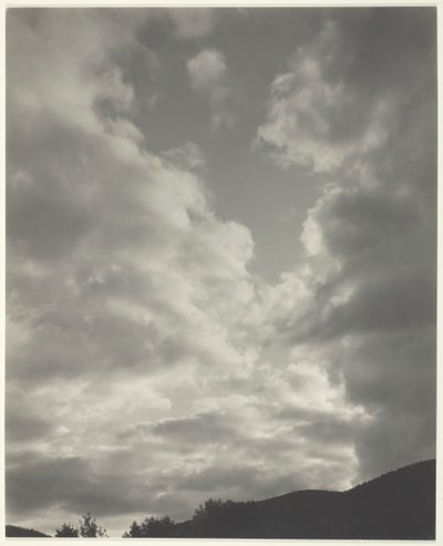 Music - A Sequence of Ten Cloud Photographs, No. II, 1922 by Alfred Stieglitz
