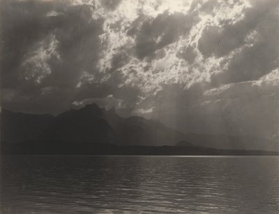 On Lake Thun, Switzerland by Alfred Stieglitz