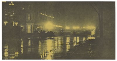 The Glow of Night - New York by Alfred Stieglitz