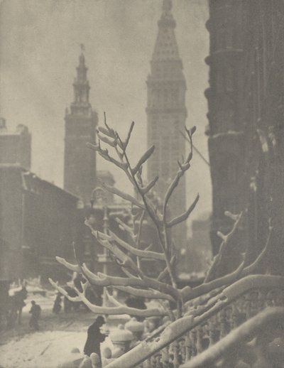 Two Towers—New York by Alfred Stieglitz