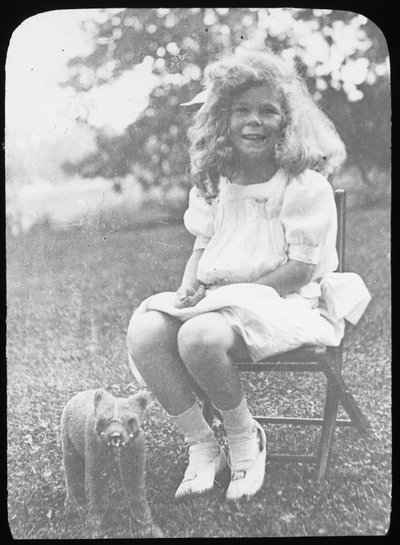 Untitled (Georgia E. with Teddy Bear) by Alfred Stieglitz