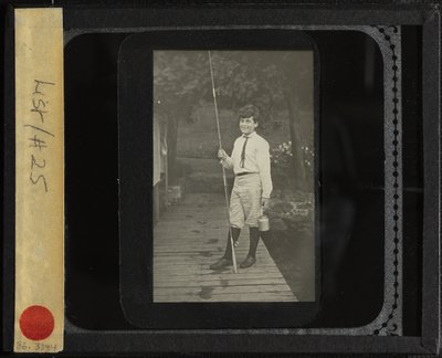 Untitled Howard with fishing pole, 1910 or 1912 by Alfred Stieglitz
