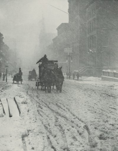 Winter, Fifth Avenue by Alfred Stieglitz