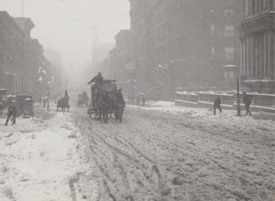 Winter on Fifth Avenue by Alfred Stieglitz