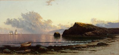 Sunset on the Coast 1885 by Alfred Thompson Bricher