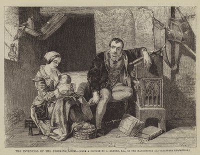 The Invention of the Stocking Loom by Alfred W. after Elmore