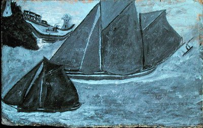 Boats off the Harbour by Alfred Wallis