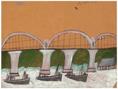 Saltash Bridge by Alfred Wallis