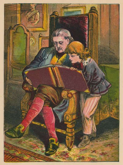 Hans Christian Andersen: The Old House by Alfred Walter (after) Bayes