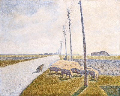 The Road To Nieuport by Alfred William (1854 1930) Finch