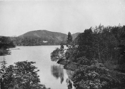 A Corner of Nuwara Eliya Lake by Alfred William Amandus Plate