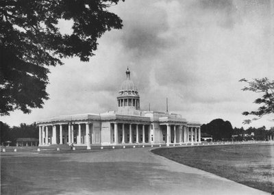 New Town Hall, Colombo, Ceylon, c1890, 1910 by Alfred William Amandus Plate