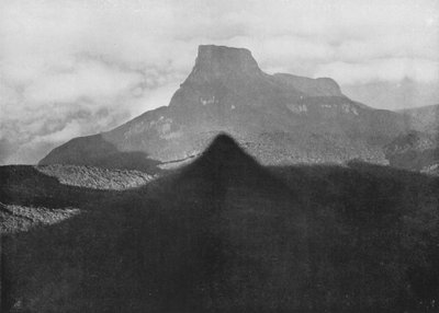 The Shadow of Adams Peak and Bible Rock. Taken from the Peak at Sunrise by Alfred William Amandus Plate