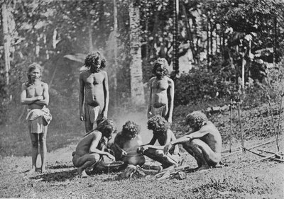 Veddahs or Wild Men by Alfred William Amandus Plate
