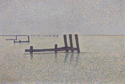 English Channel at Nieuwpoort. Around 1889 by Alfred William Finch