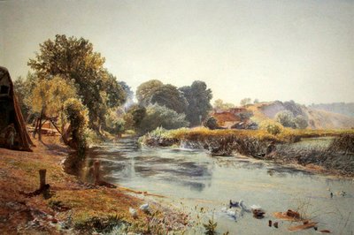 A Bit of Old England Half Asleep by Alfred William Hunt