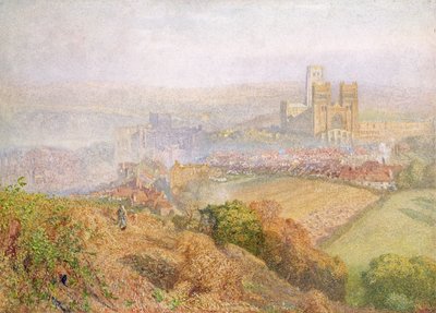 Durham, Misty with Colliery Smoke by Alfred William Hunt