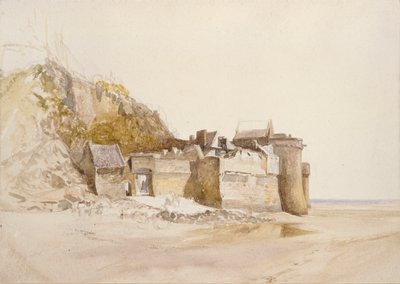 Mont St Michel, The Outer Gate by Alfred William Hunt