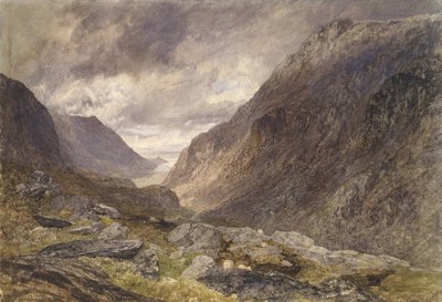 Pass of Llanberis, c.1853 by Alfred William Hunt