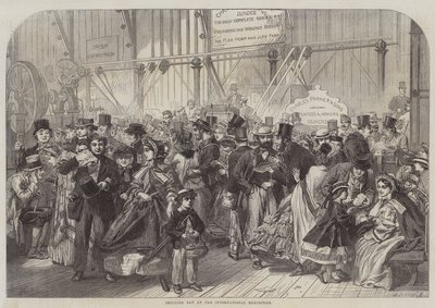 Shilling Day at the International Exhibition by Alfred William Hunt