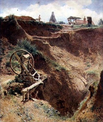 The Gravel Pit, Kings Cross by Alfred William Hunt
