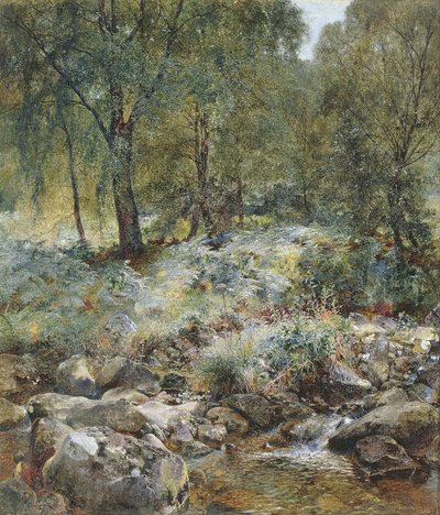 When the Leaves Begin to Turn by Alfred William Hunt