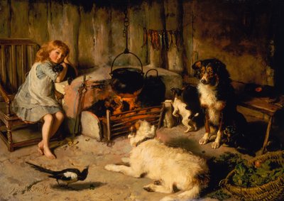 A Watched Pot Never Boils by Alfred William Strutt