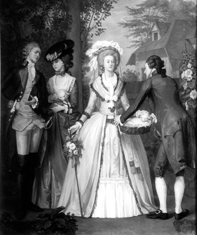 Marie-Antoinette as a Shepherdess at Trianon by Alfred Wilson Cox