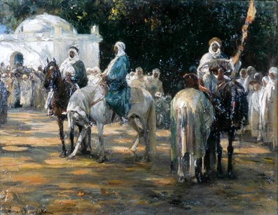 In Front of the Meshhed, c.1903 by Alfred von Wierusz Kowalski
