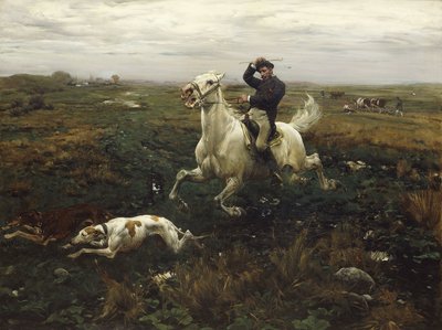 The Squire by Alfred von Wierusz Kowalski