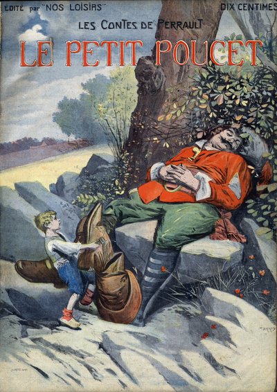 Le Peucet: Tale by Charles Perrault. Illustration of Vaccari and Carrey in 