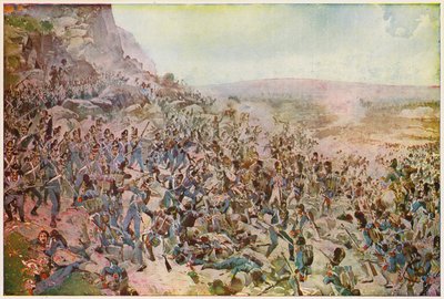 Battle of Bussaco, Portugal by Alfredo Roque Gameiro