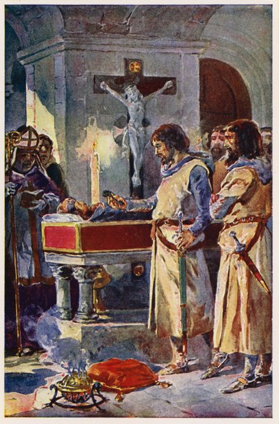 Martim de Freitas in Toledo by Alfredo Roque Gameiro