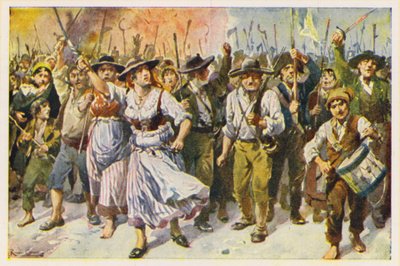 Revolution of Maria da Fonte, Portugal by Alfredo Roque Gameiro