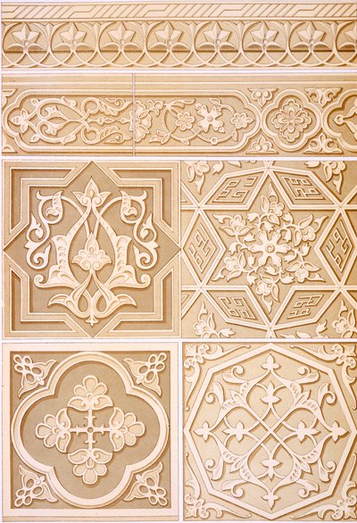 Detailed Studies of Architectural Decoration, pub. 1883 by Alhusain Fawzy