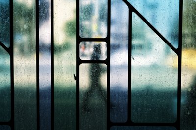 Rainy Glass Street View by Ali Ayer
