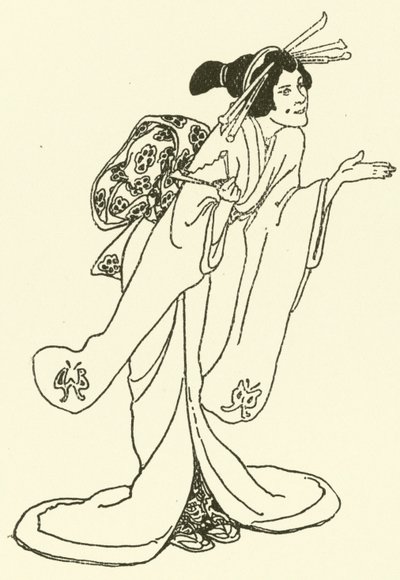 Illustration for The Story of The Mikado (engraving) by Alice Bolingbroke (after) Woodward