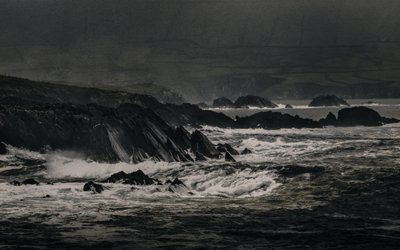Cliffs Near Inch, 2018 by Alice Gur-Arie