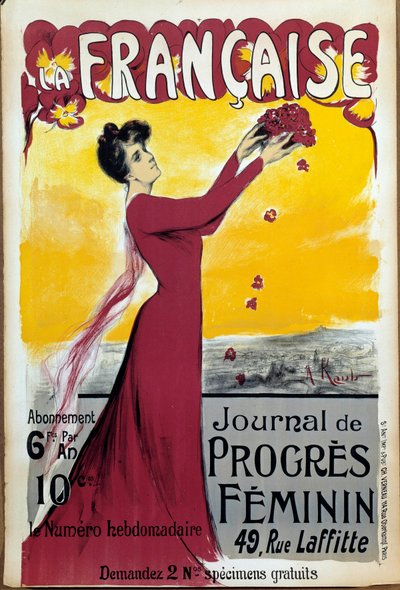 Poster of La francaise, journal of women