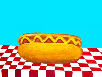 Classic Hot Dog Picnic by Alice Straker