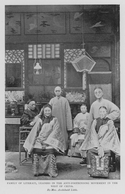 Family of Literati, Leaders in the Anti-Footbinding Movement in the West of China by Alicia Little