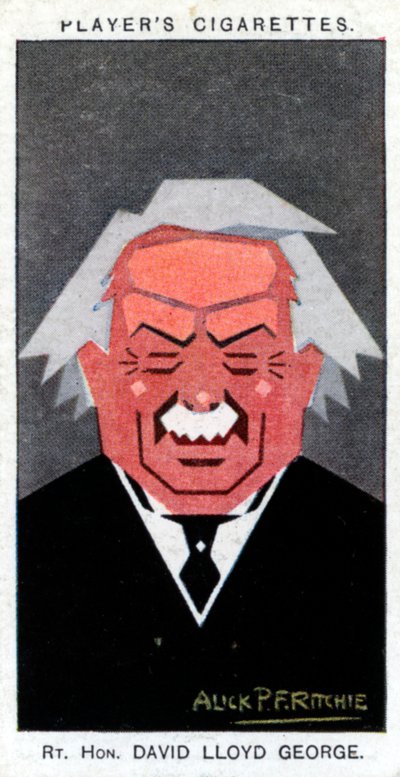 David Lloyd George, 1st Earl Lloyd-George, British Prime Minister by Alick P. F. Ritchie