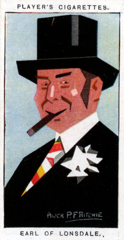 Hugh Cecil Lowther, 5th Earl of Lonsdale, British Sportsman, 1926 by Alick P. F. Ritchie