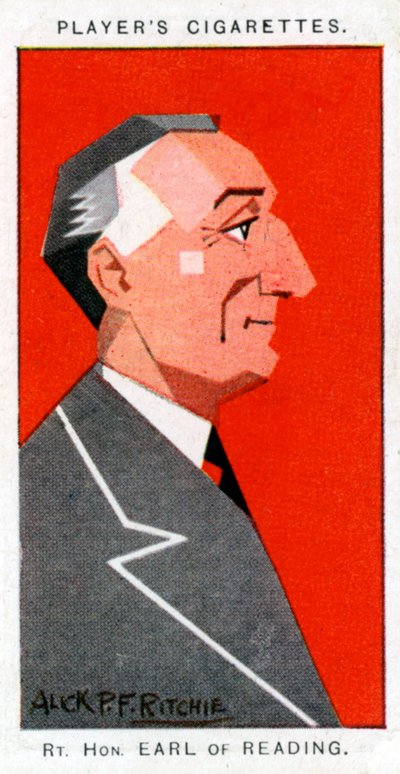 Rufus Isaacs, 1st Marquess of Reading, Lord Chief Justice and Diplomat by Alick P. F. Ritchie