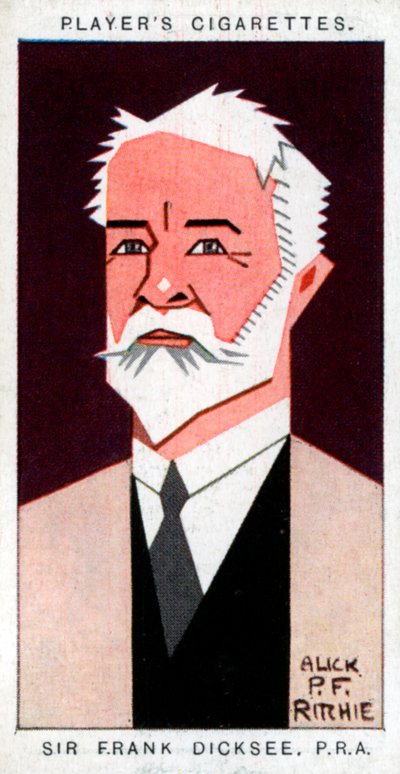 Sir Francis Bernard Dicksee, British painter, 1926 by Alick P. F. Ritchie